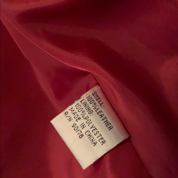 Yvonne Marie for Révue size S red leather fitted - Picture 6 of 6